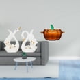 thumbnail image 2 of Estatuas de cisnes,Estatua de cisne de cerámica Escultura de mesa de cisne Elegante,Plato de dulces,Plato de dulces de vidrio con tapa Tarro de dulces decorativo,Para el buffet de dulces,la, 2 of 8