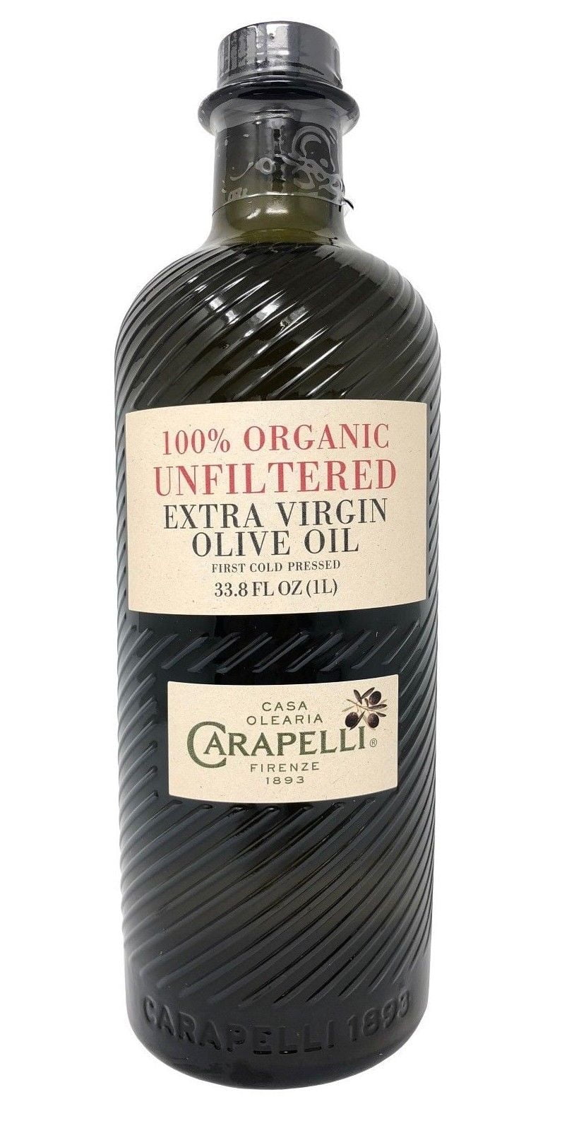 Carapelli 100 Organic Unfiltered Extra Virgin Olive Oil