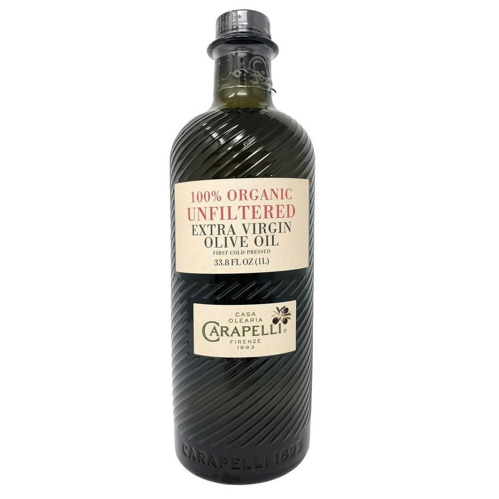 Carapelli 100 Organic Unfiltered Extra Virgin Olive Oil from Italy 33.