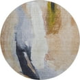 thumbnail image 2 of Addison Rugs Mayfield Premium Machine Washable Transitional Abstract Putty Round Rug, 8' x 8', 2 of 6