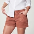 thumbnail image 3 of tasrioml Women's Cargo Shorts Pull on High Waist Stretchy Shorts Casual Slim Shorts with Pockets Summer Beach Outfit, 3 of 6