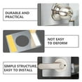 thumbnail image 5 of Door Cover Kit Hole Plate Reinforcement Stainless Steel Plates Deadbolt Knob Repair Filler Lock Reinforcer Strike Front, 5 of 9