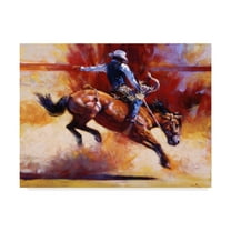 Trademark Fine Art 'Yeehaw' Canvas Art by Julie T. Chapman