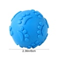 thumbnail image 3 of Pelota interactiva con sonido para perros: pelota masticable de goma suave con superficie texturizada para la dentición y el juego de los cachorros. Juguete atractivo para perros pequeños y medianos., 3 of 6