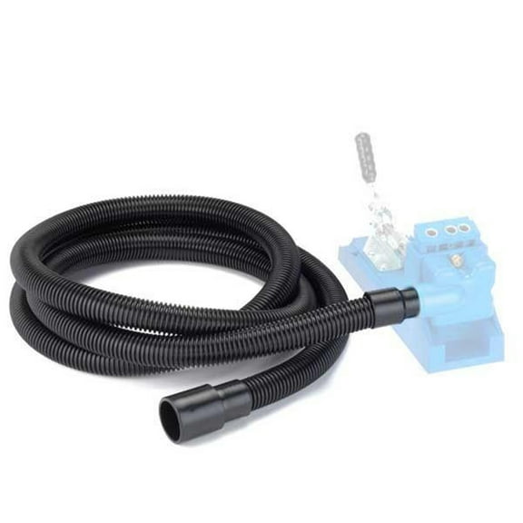 Woodriver 10-Foot Power Tool Vacuum Hose Assembly 1-1/2" X 1"