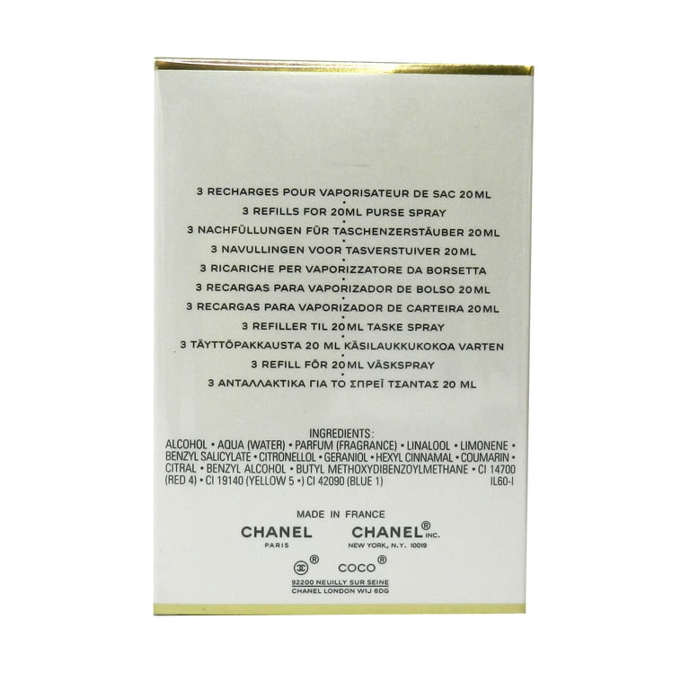 Chanel Coco Mademoiselle Eau De Toilette Twist & Spray 3 X 0.7