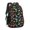 Dinosaur and Leaf, variant on Dinosaur and Leaf Black Pattern Cute School Backpack Bag with Padded Back and Adjustable Shoulder Straps 16.9 X 12.6 X 5.9 Inches