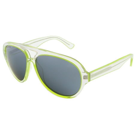 Dsquared DQ0182/S 26C Crystal/Lime Green Tear-Drop Aviator sunglasses