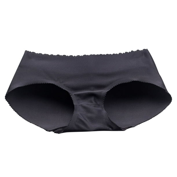 nsendm Female Underpants Adult Comfort Choice Panties plus Size Butt Lifter  Padded Panties for Women High Waist Trainer Shapewear Ass Underwear(Black,  XL) 