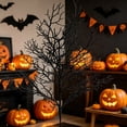 thumbnail image 7 of Sahpxhe Halloween Decorations Outdoor Black Artificial Branches, Artificial Black Bare Branch Stems Faux Twig Plants Tabletop Ornament for Indoor Mantel Porch Yard Holiday Party Decor Black, 7 of 7