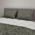 thumbnail image 2 of Camouflage Comforter & Sham Bedding Set, Monochrome Attire Pattern Concealing Hiding in the Woods Themed Print, 3 pcs Duvet Set Microfiber Filling Quilt, 5 Sizes, Army Green Sage Green, by Ambesonne, 2 of 4