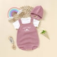 thumbnail image 5 of Mercatoo Baby Sweatshirt Romper Cotton Sleeveless Bodysuit Toddler Girl Boy Bubble Romper Kids Crewneck Clothes Outfits, 5 of 9