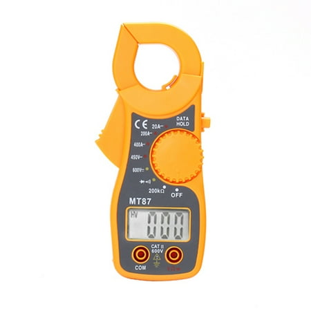 Display Digital Multimeter - HDE Portable AC/DC Digital LCD Display Voltage Multimeter Electronic Clamp OHM Amp Meter Tester
