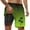 Light Green-a, variant on Kcolen Swim Trunks Men 5 Inch Inseam Elastic Waist Stretch Boy Swim Shorts Stretchy Upf Swimwear Swim Trunks Men Beach Summer Fashion Bathing Suit Beach Board Shorts