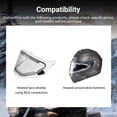 thumbnail image 2 of Cable de protección facial con calefacción para casco eléctrico de moto de nieve, 1,8 m, 2 of 7
