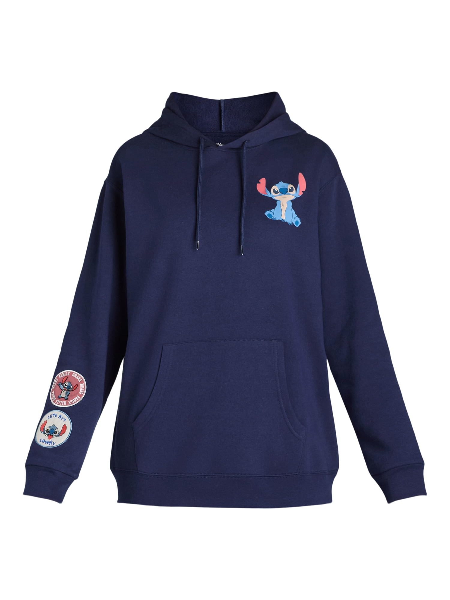 Stitch Chenille Graphic Hoodie, Womens