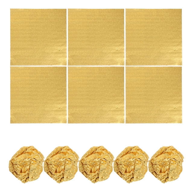 200 envoltorios de caramelos: láminas de aluminio de 20 x 20 cm para chocolate y dulces, precortadas para envolver alimentos y fiestas.