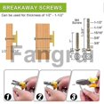 thumbnail image 3 of For 5 Pack Brass Dresser Drawer Pulls Kitchen Cabinet Knobs And Handles, 3 of 5