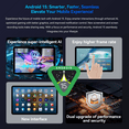thumbnail image 4 of Tablette Android 16 avec Clavier, Tablette 10 Pouces Modèle Wi‐Fi, Compatible Widevine L1 8 Cœurs CPU T615, 24 Go RAM+128 Go ROM, 6000mAh, Headwolf WPad6, 4 of 9