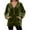 Army Green, variant on Female Long Sleeve Hoodie Korean Style Casual Hooded Sweatshirt Long Sleeve Pullover Top Soft Comfortable Streetwear Fashion Outerwear for Women Daily Wear S