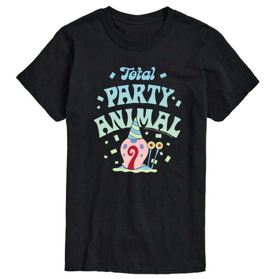 Spongebob Squarepants - Total Party Animal - Men's Short Sleeve Graphic T-Shirt