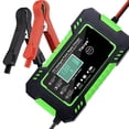 thumbnail image 1 of Tignapoo Smart Universal 12V Battery Charger with LCD Display, Intelligent Pulse Repair Mode, Auto Shut-Off, and Temperature Detection for Cars and Motorcycles - Wide Voltage Input 110V-220V, 1 of 6
