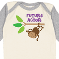 thumbnail image 4 of Inktastic Future Actor Childs Acting Theater Monkey Boys or Girls Long Sleeve Baby Bodysuit, 4 of 5
