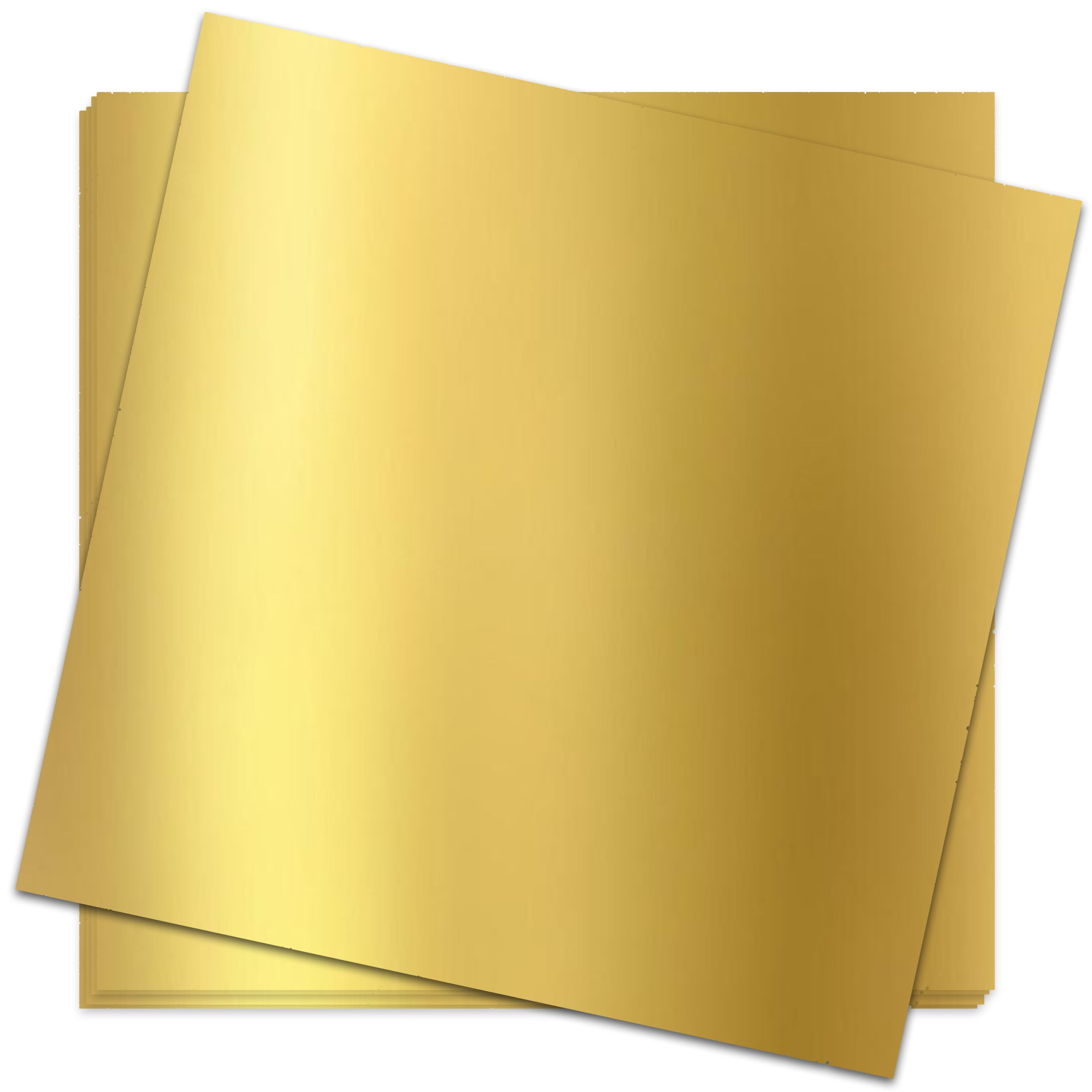 Crafasso Metallic Mirror cardstock, Gold, 12in12in, 300g, 15sheets
