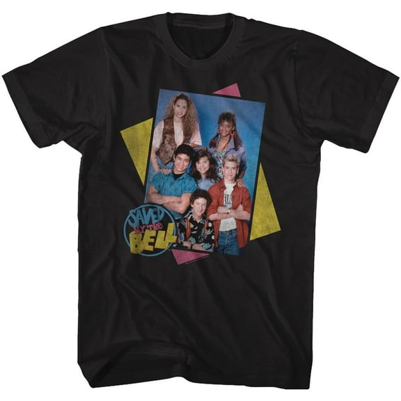 Saved By The Bell Tv Group Boxes Adult Short Sleeve T Shirt