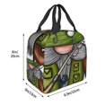 thumbnail image 3 of Disketp Fishing Gnome for Insulated Lunch Bag for Women and Men, Perfect for Work, Hiking, Picnic, 3 of 8