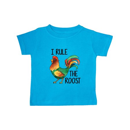 

Inktastic Farmer I Rule The Roost Rooster Gift Baby Boy or Baby Girl T-Shirt