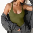 thumbnail image 4 of ShomPort Workout Tops for Women Summer Sleeveless Ribbed Tank Tops Slim Fitted Soft Camisole Basic Layering Shirts, 4 of 8