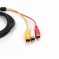 thumbnail image 2 of 3 HDMI to RCA Cable Converter Adapter Cable Transmitter Cord，1.5m, 2 of 4