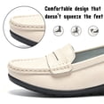 thumbnail image 4 of CHICVOMEY Classic Comfort Flats for Women Loafers Business Casual Loafers Shoes with Arch Support Penny Loafers Slip On Dressy Shoes Flats for Walking&Work, 4 of 10