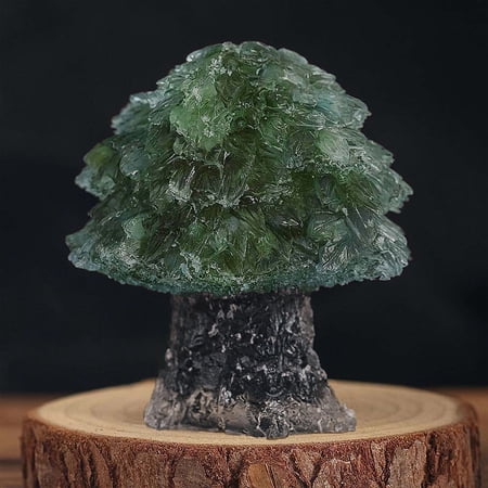 Collectible Figurines ,1pc Handcrafted Amethyst Crystal Tree Bonsai Money Tree Suitable for Feng Shui Wealth Luck Decor Desktop Decoration for Home Office Christmas Gift Collectible