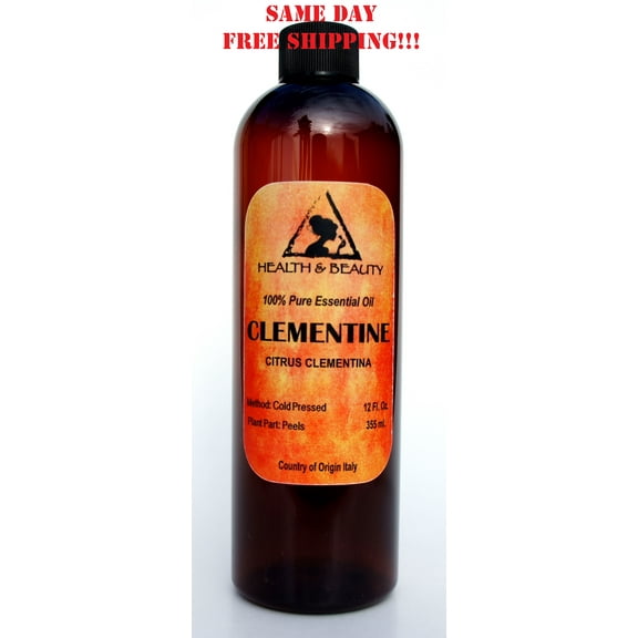 CLEMENTINE ESSENTIAL OIL AROMATHERAPY NATURAL 100% PURE 12 OZ