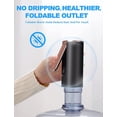 thumbnail image 2 of Dispensador de botella de agua, bomba de botella de agua eléctrica plegable, bomba de agua potable automática, bomba de agua de carga USB tipo C para botella universal de 1-5 galones, dispensador de agua portátil de bajo ruido brillar Electrónica, 2 of 5
