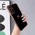 thumbnail image 3 of Galaxy A14 5g Case, for Samsung Galaxy A14 Case Women Girls Cute Design Soft Silicone Camera Protection Protective Lovely Heart Phone Case for Galaxy A14 5g (Black), 3 of 10