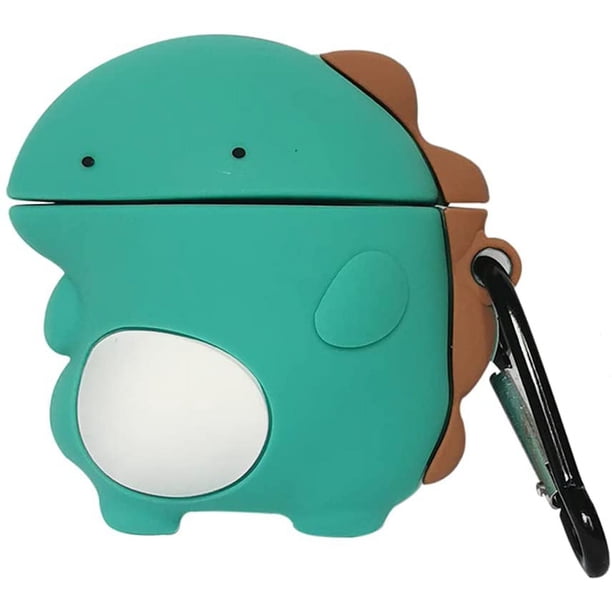Compatible con AirPods 2/1 Funda Dinosaurio, Funda protectora de silicona con personajes de dibujos animados 3D para Airpod, niños, adolescentes, niñas, niños, mujeres, divertida funda Kawaii a la mod