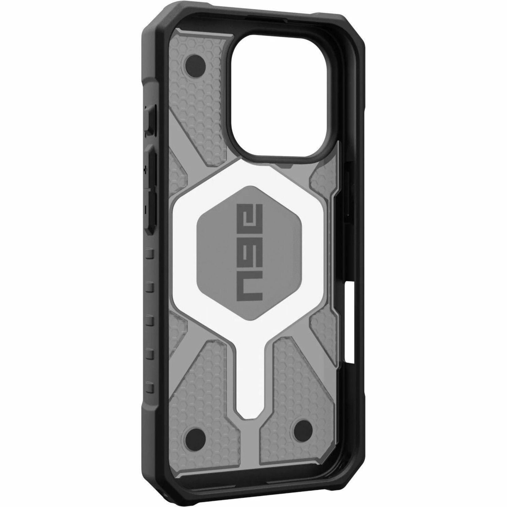 UAG iPhone 16 Pro Case 6.3" Pathfinder Clear - Compatible with MagSafe Charging Rugged Shockproof Anti-Slip Military Grade Protective Cover, Ash