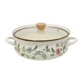 thumbnail image 3 of GROWTH TANK Enamel Pot with Lid Cookware Simmer Pot Cooking Pot for Food Noodles Cooking Flowers, 3 of 9