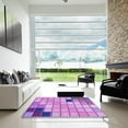 thumbnail image 7 of Ahgly Company Machine Washable Indoor Rectangle Transitional Violet Purple Area Rugs, 8' x 10', 7 of 7