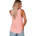 thumbnail image 2 of Camisetas sin mangas con cuello en V y teñido anudado para mujer, camisetas holgadas con bonitos estampados de verano para hacer ejercicio, camisetas deportivas y de yoga, 2 of 3