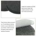 thumbnail image 3 of Deslizadores de muebles, almohadillas de fieltro autoadhesivas redondas, protectores de suelo para patas de muebles de madera dura 1.25" 16Pcs, 3 of 6
