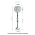 thumbnail image 5 of BalsaCircle 30" Gold Crystal Beaded Goblet Candle Holder Party Wedding Dining Centerpieces Decorations, 5 of 6
