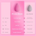 thumbnail image 2 of ZJQYDS Latex-Free Blender Makeup Sponge for Blending, Pink Makeup Sponges Set, Soft Beauty Sponge, for Flawless Application of Liquid, Cream, and Powder Cosmetics, 2 of 18