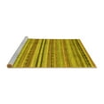 thumbnail image 2 of Ahgly Company Machine Washable Indoor Rectangle Abstract Yellow Modern Area Rugs, 7' x 9', 2 of 4