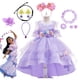 thumbnail image 2 of Encanto Isabela Madrigal fiesta de cumpleaños baile niñas vestido niños ropa Cosplay carnaval Halloween vestido princesa disfraz Vestidos 3T (etiqueta 110) Gao Jinjia LED, 2 of 2