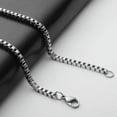 thumbnail image 3 of 1.5/2/2.5/3mm Wholesale REAL Stainless Steel Box Chain Necklace 16-36'', 3 of 5