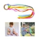 thumbnail image 5 of Montessori Rainbow Ribbon Sensory Twirling toy niños niños Anillo colorido juguete Reconocimiento Mano Estilo 3, 5 of 9